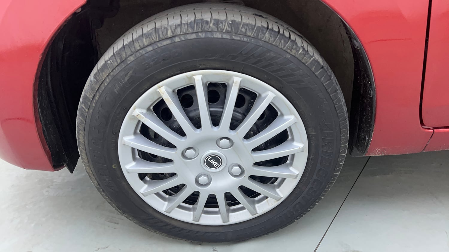 Used 2017 Maruti Suzuki Celerio ZXI (O) AMT Petrol Automatic tyres LEFT FRONT TYRE RIM VIEW