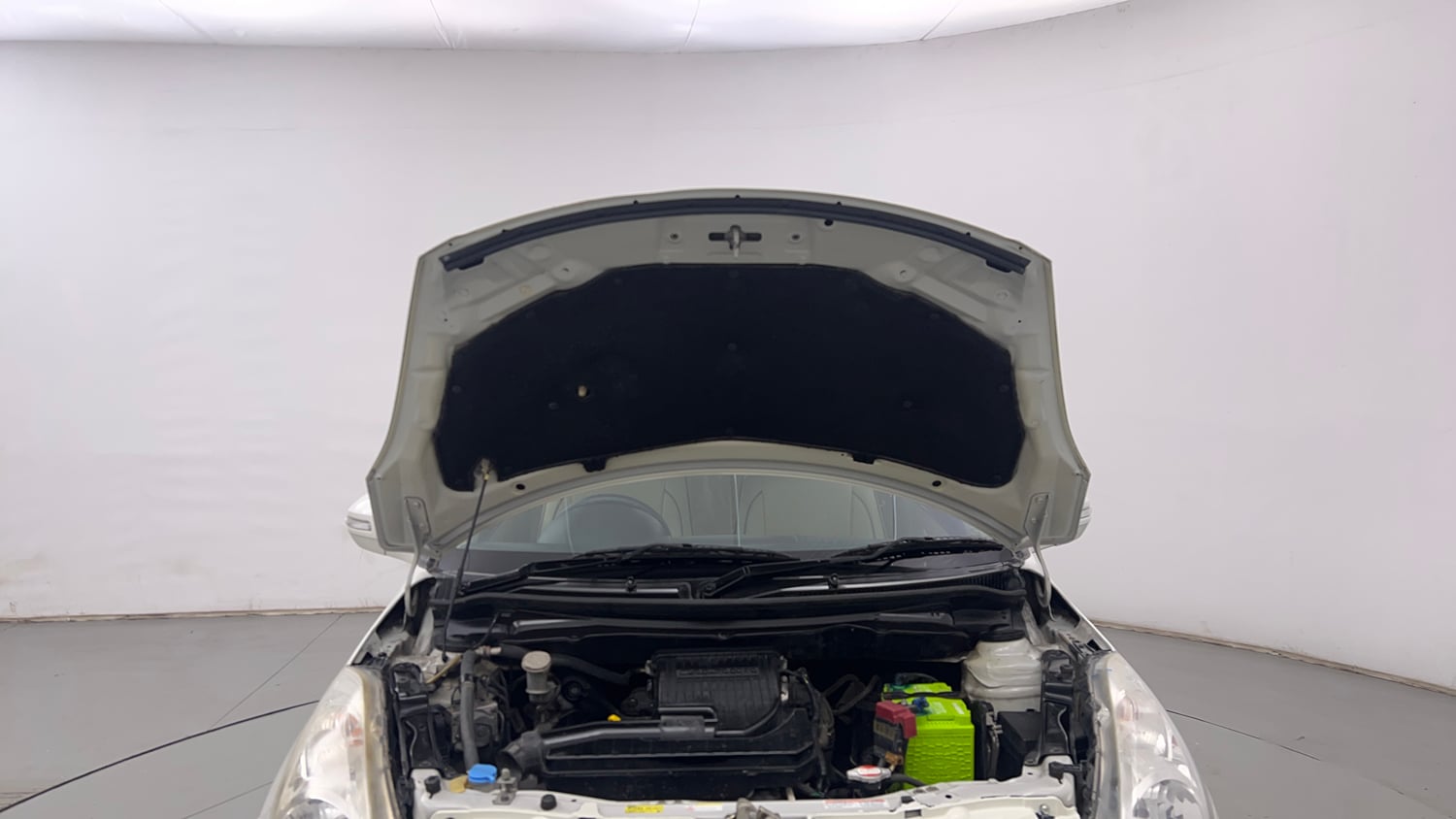 Used 2014 Maruti Suzuki Swift Dzire ZXI Petrol Manual engine ENGINE & BONNET OPEN FRONT VIEW
