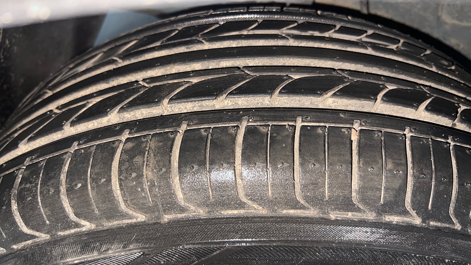 Used 2021 Tata Nexon EV XZ Plus Electric Automatic tyres RIGHT REAR TYRE TREAD VIEW