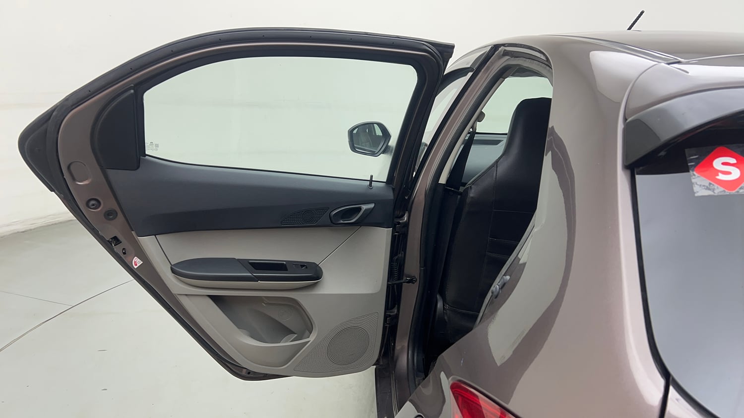 Used 2018 Tata Tiago Revotron XT Petrol Manual interior LEFT REAR DOOR OPEN VIEW