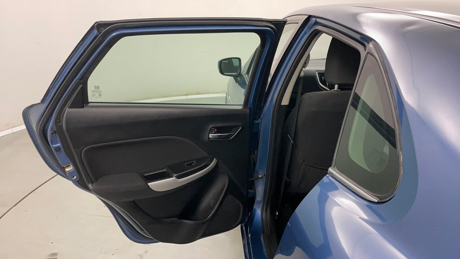 Used 2018 Maruti Suzuki Baleno Alpha 1.2 AT Petrol Automatic interior LEFT REAR DOOR OPEN VIEW