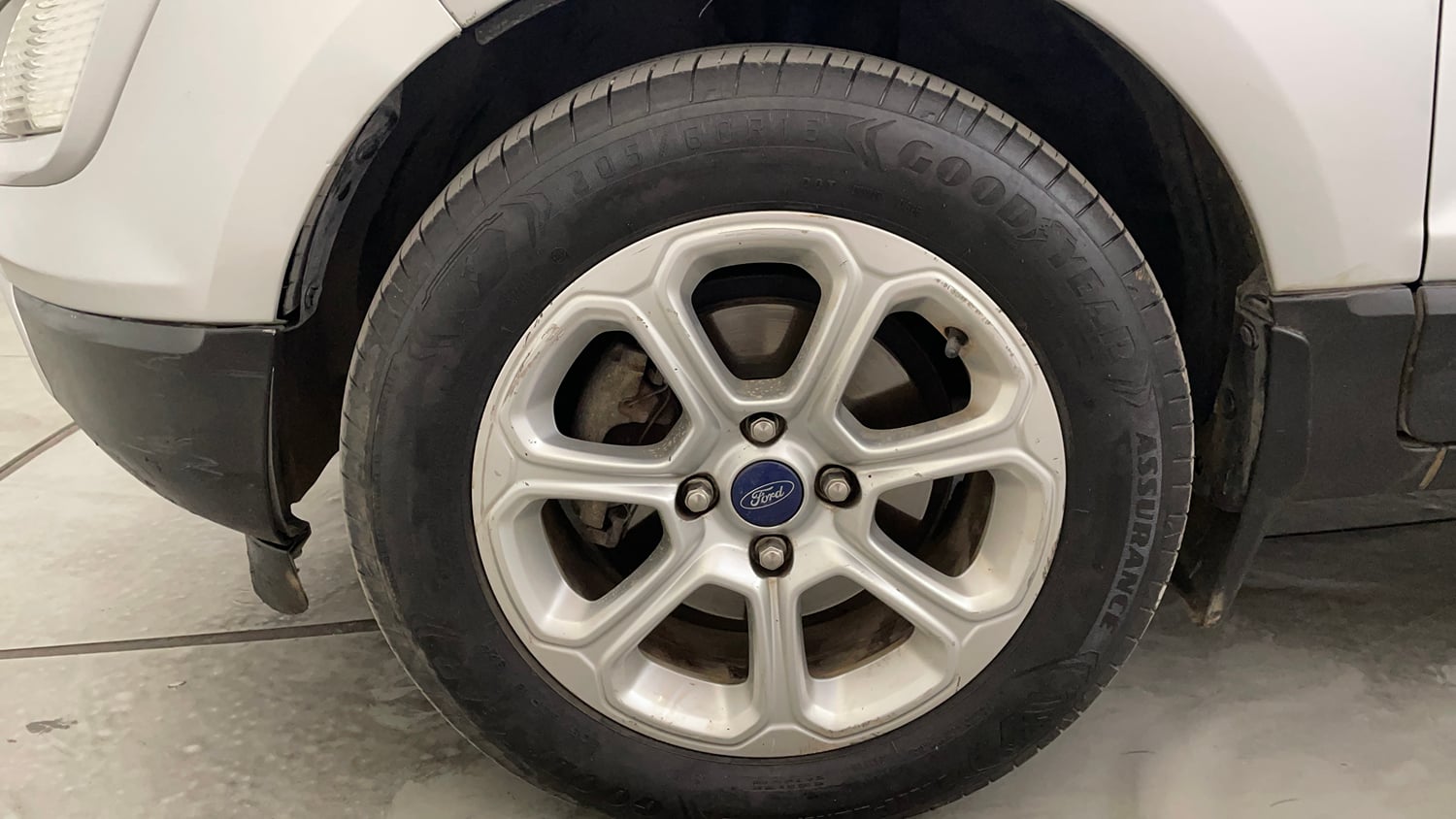 Used 2019 Ford EcoSport Titanium + 1.5L TDCi Diesel Manual tyres LEFT FRONT TYRE RIM VIEW
