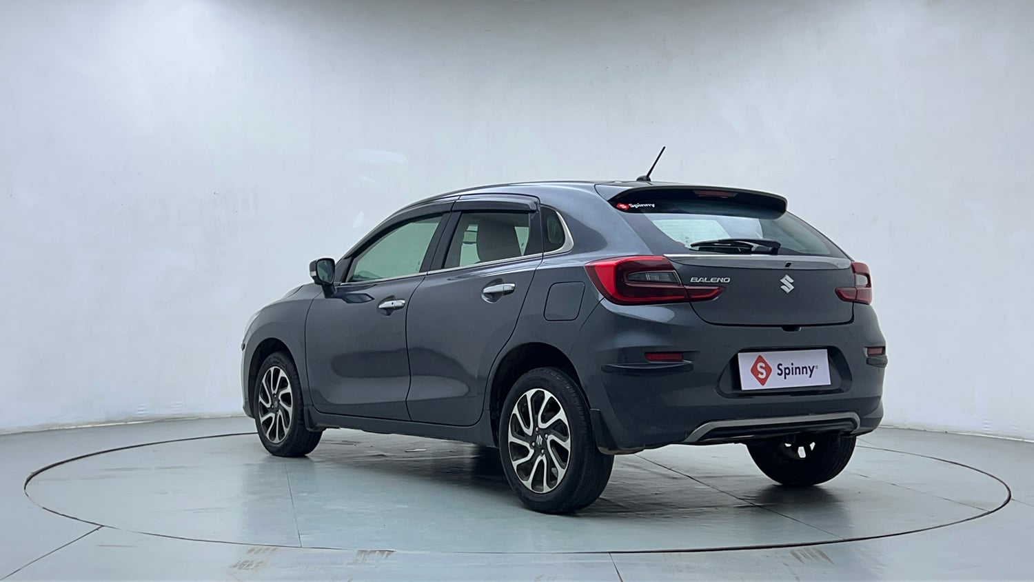 Used 2022 Maruti Suzuki Baleno Alpha AGS Petrol Automatic exterior LEFT REAR CORNER VIEW