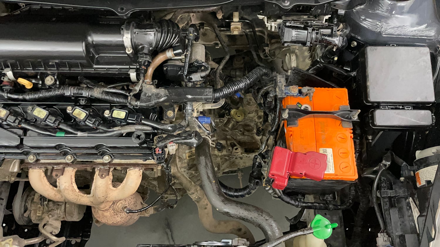 Used 2018 Maruti Suzuki Baleno Alpha 1.2 Petrol Manual engine ENGINE LEFT SIDE VIEW