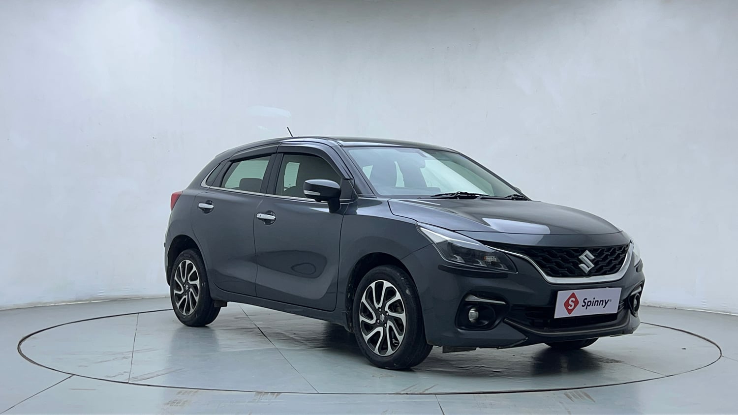 Used 2022 Maruti Suzuki Baleno Alpha AGS Petrol Automatic exterior RIGHT FRONT CORNER VIEW