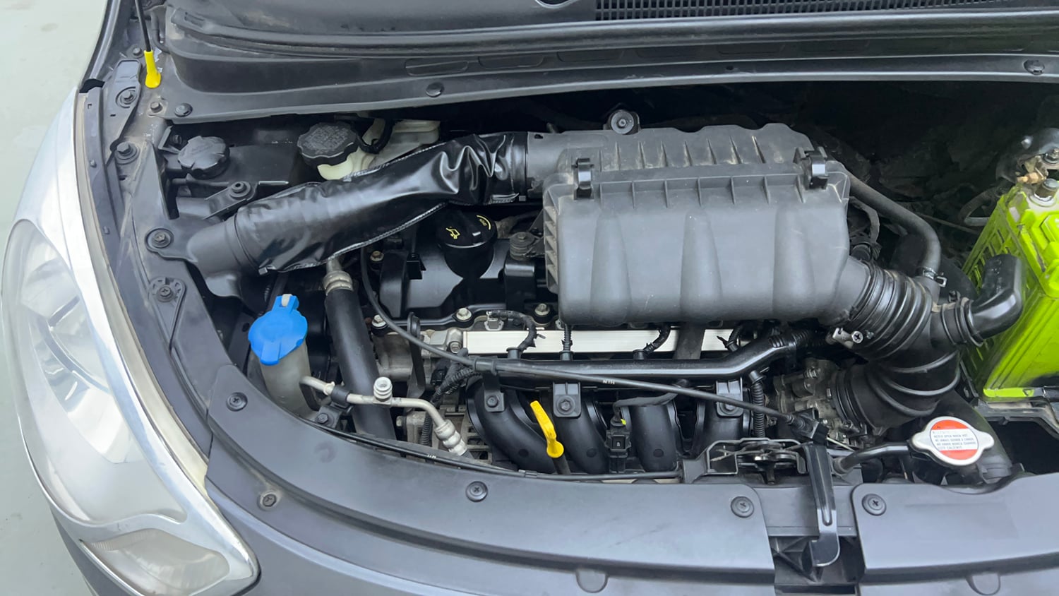 Used 2013 Hyundai i10 Magna 1.2 Kappa2 Petrol Manual engine ENGINE RIGHT SIDE VIEW