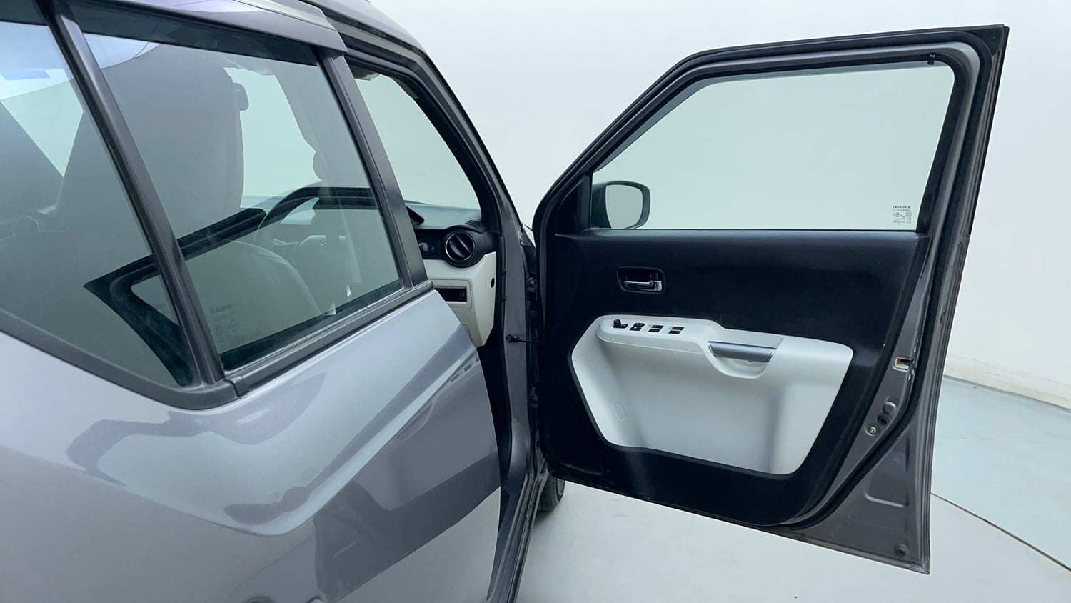 Used 2024 Maruti Suzuki Ignis Zeta 1.2 AMT Petrol Automatic interior RIGHT FRONT DOOR OPEN VIEW