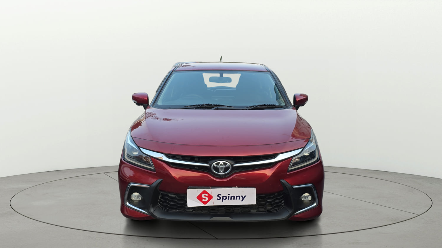 Used 2023 Toyota Glanza V Petrol Manual exterior FRONT VIEW