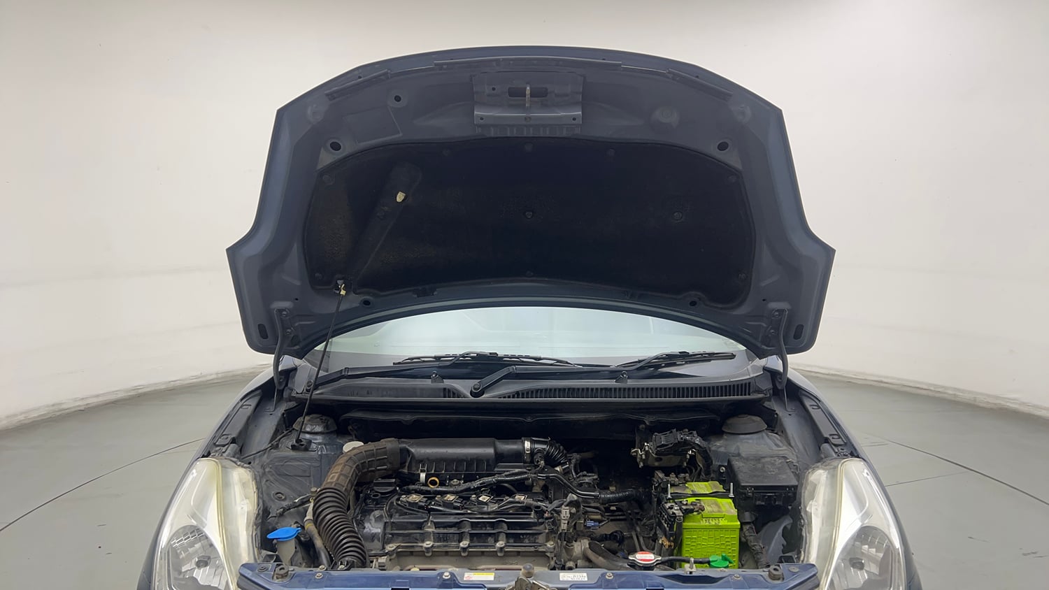 Used 2017 Maruti Suzuki Baleno Delta 1.2 Petrol Manual engine ENGINE & BONNET OPEN FRONT VIEW