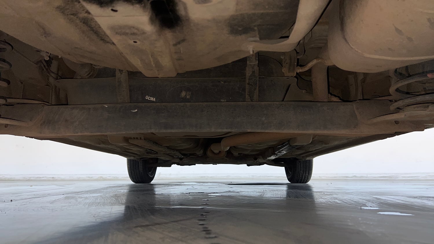 Used 2019 Hyundai Grand i10 Magna 1.2 Kappa VTVT Petrol Manual extra REAR UNDERBODY VIEW (TAKEN FROM REAR)