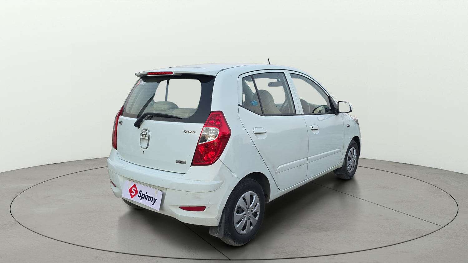 Used 2013 Hyundai i10 Sportz 1.2 Kappa2 Petrol Manual exterior RIGHT REAR CORNER VIEW