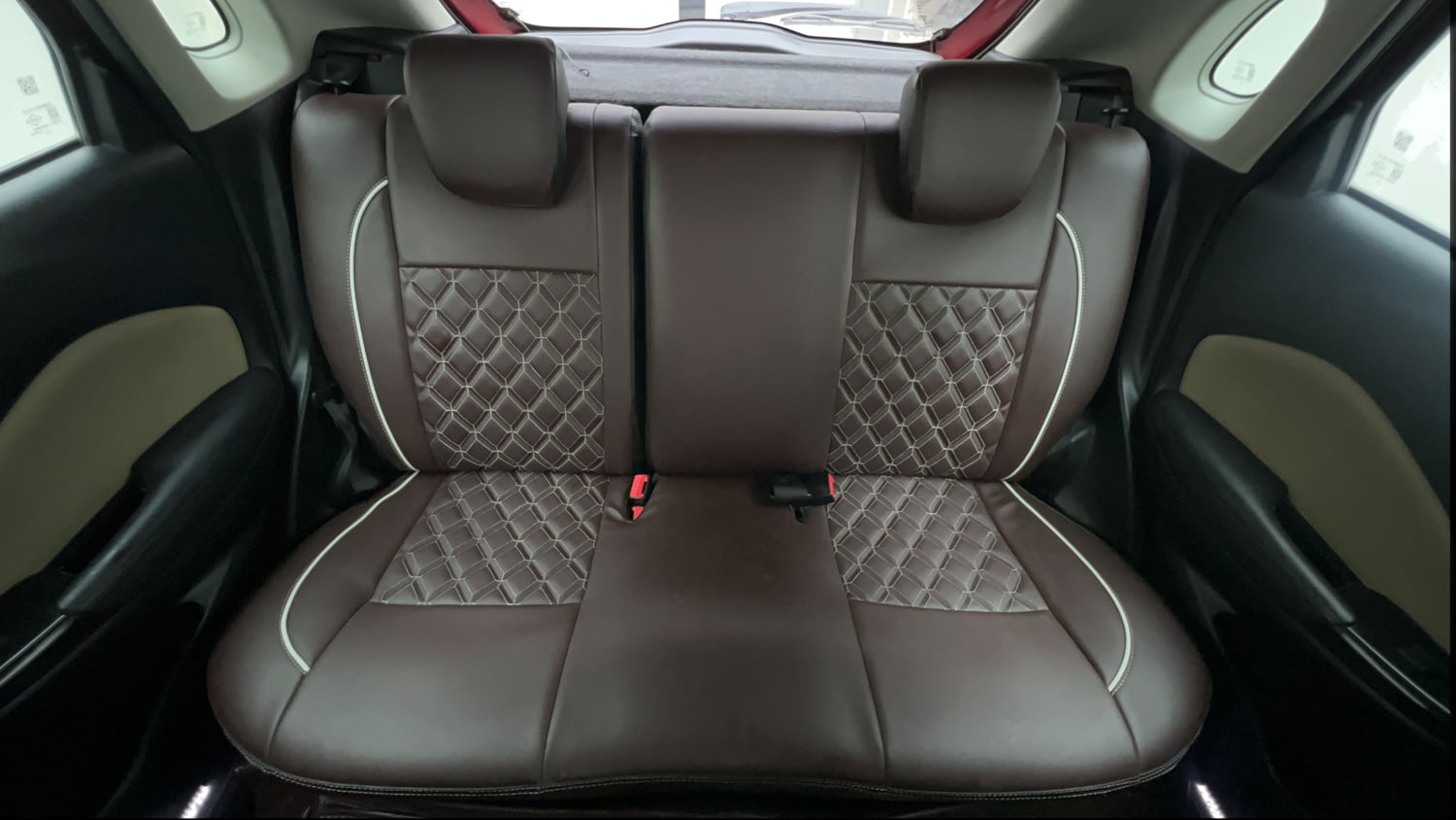 Used 2022 Toyota Glanza V Petrol Manual interior REAR SEAT CONDITION VIEW