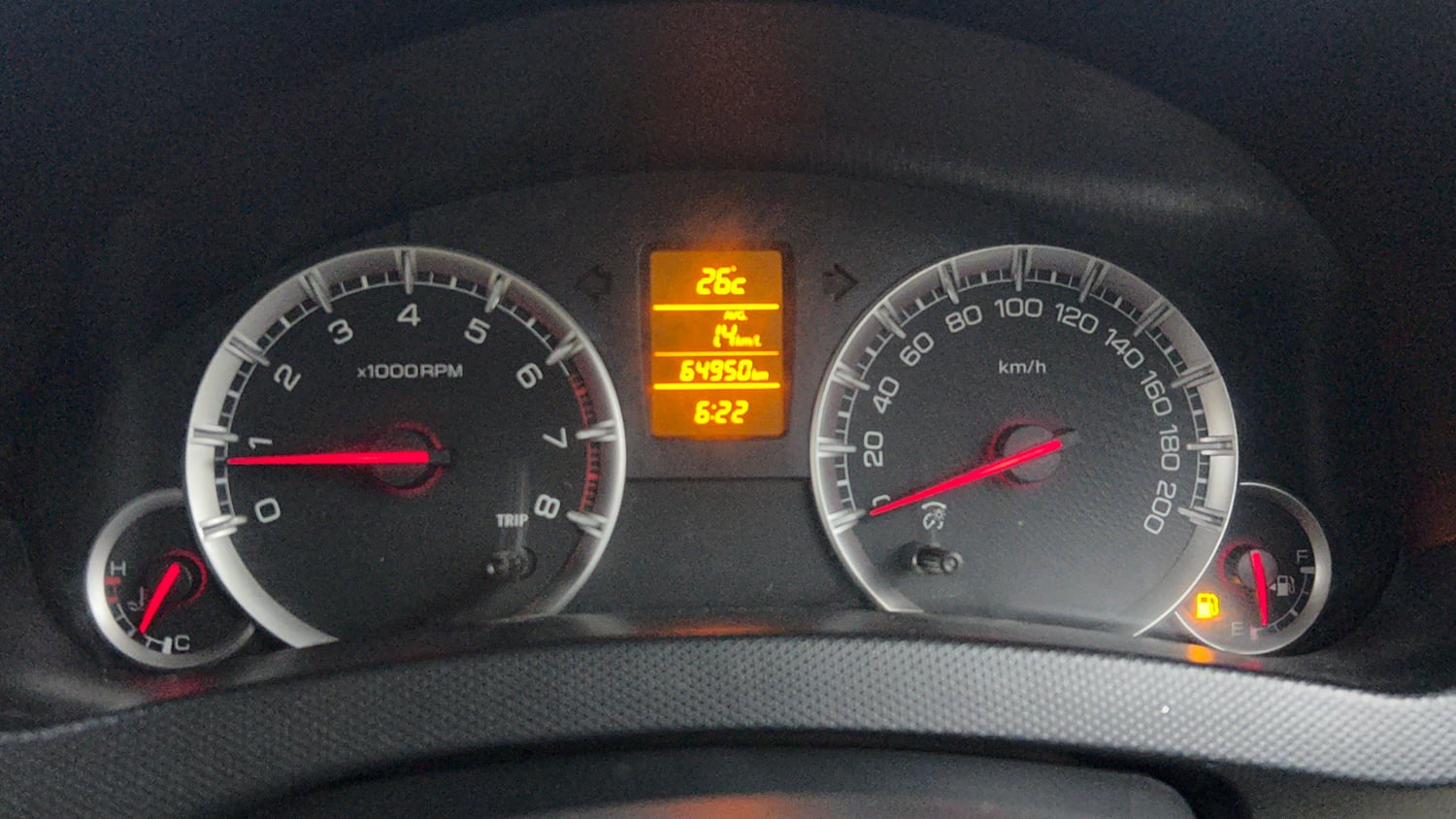 Used 2014 Maruti Suzuki Swift Dzire ZXI Petrol Manual interior CLUSTERMETER VIEW