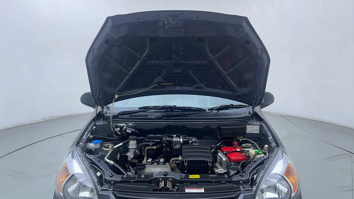 Used 2017 Maruti Suzuki Alto 800 VXi (O) Petrol Manual engine ENGINE & BONNET OPEN FRONT VIEW