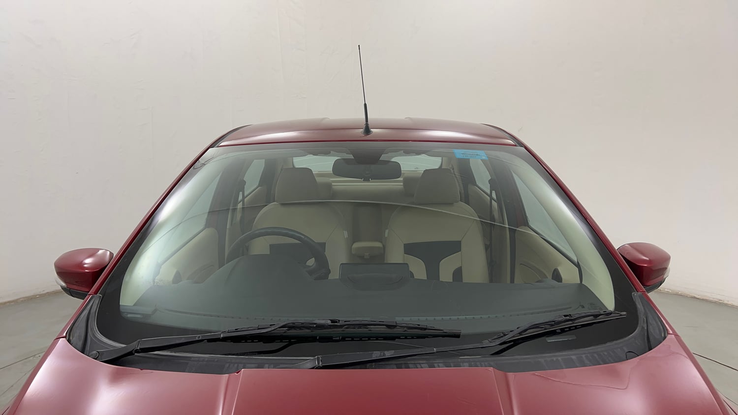 Used 2017 Ford Figo Aspire Trend 1.2 Ti-VCT Petrol Manual exterior FRONT WINDSHIELD VIEW