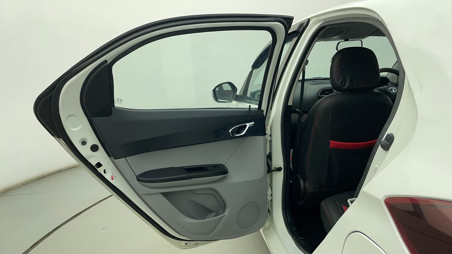 Used 2020 Tata Tiago Revotron XZ Petrol Manual interior LEFT REAR DOOR OPEN VIEW
