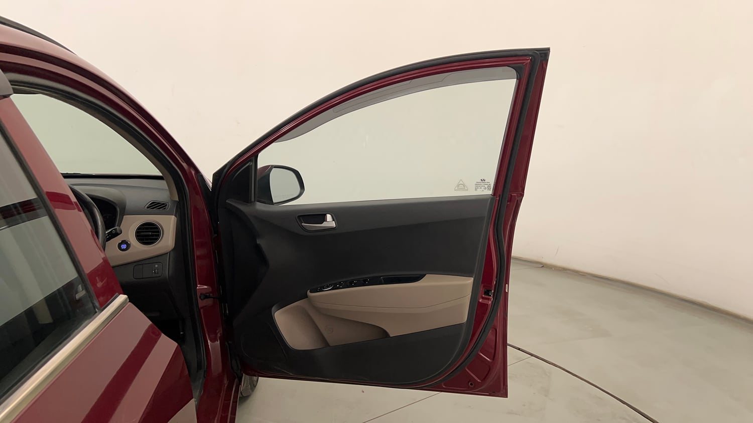 Used 2016 Hyundai Grand i10 Sportz 1.2 Kappa VTVT Petrol Manual interior RIGHT FRONT DOOR OPEN VIEW