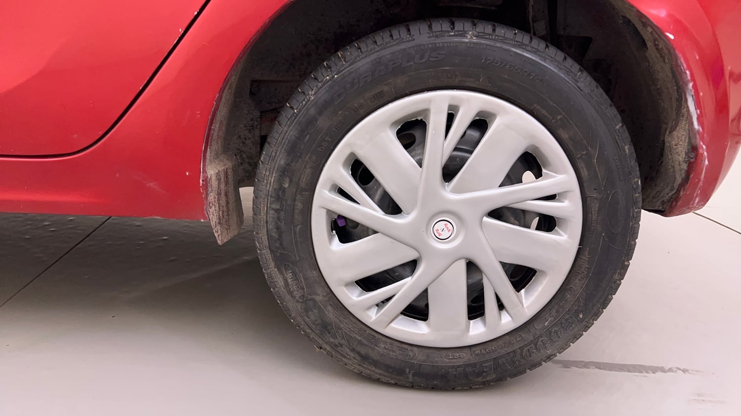 Used 2017 Tata Tiago Revotorq XT Diesel Manual tyres LEFT REAR TYRE RIM VIEW