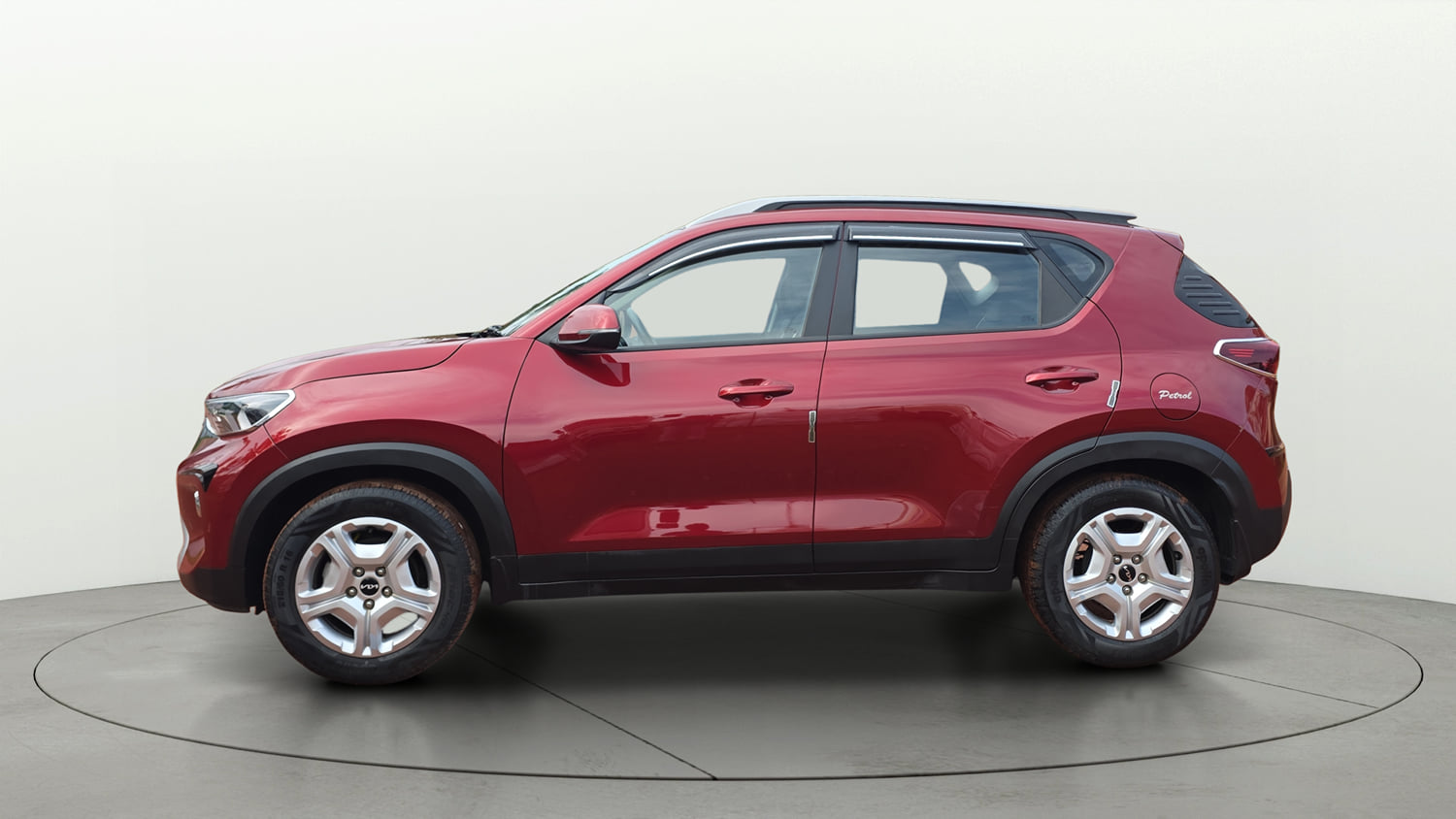 Used 2022 Kia Sonet HTK Plus 1.2 Petrol Manual exterior LEFT SIDE VIEW
