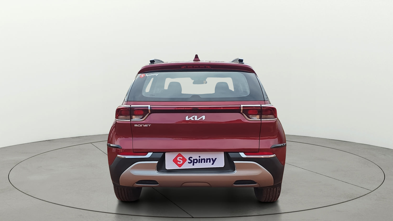 Used 2022 Kia Sonet HTK Plus 1.2 Petrol Manual exterior BACK VIEW
