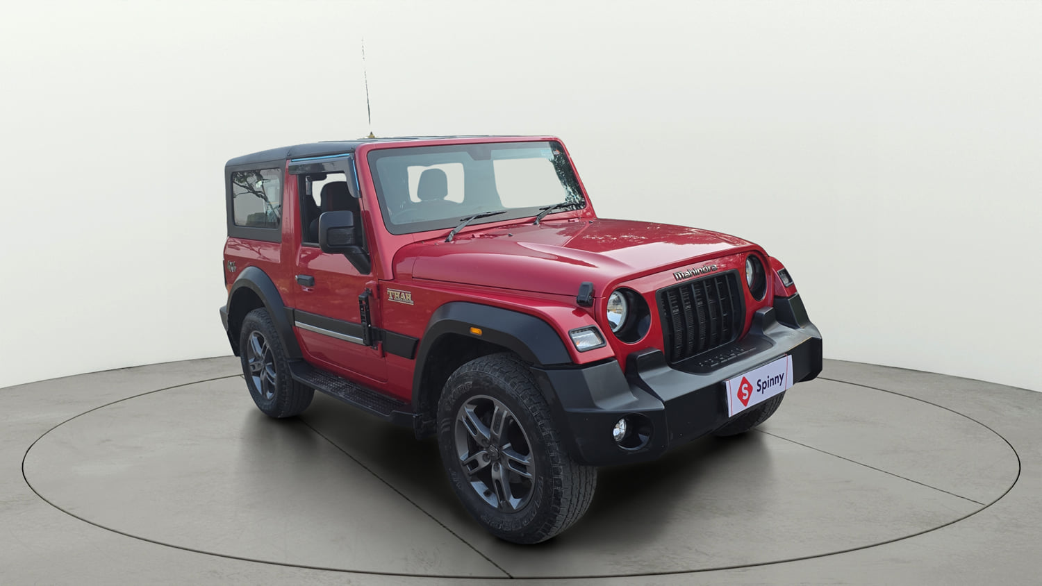 Used 2023 Mahindra Thar LX Hard Top Diesel MT 4WD Diesel Manual exterior RIGHT FRONT CORNER VIEW