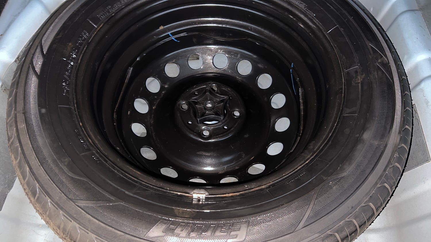 Used 2021 Tata Nexon EV XZ Plus Electric Automatic tyres SPARE TYRE VIEW