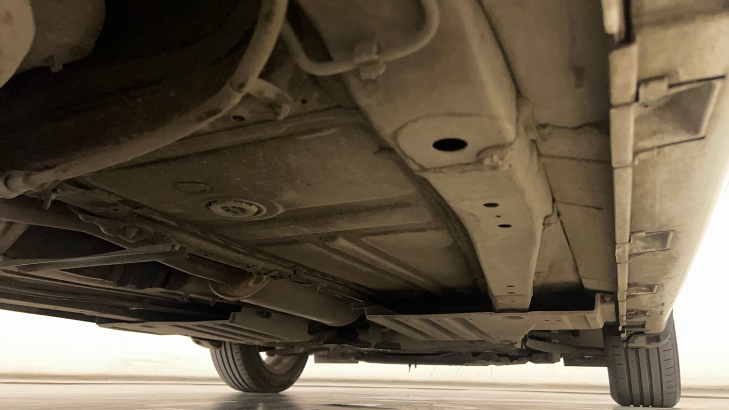 Used 2022 Maruti Suzuki Baleno Alpha AGS Petrol Automatic extra REAR RIGHT UNDERBODY VIEW