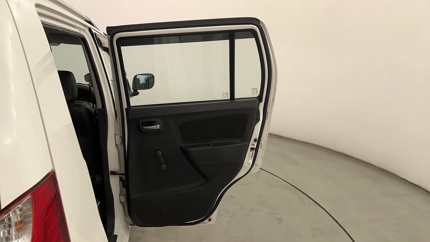 Used 2012 Maruti Suzuki Wagon R LXi Petrol Manual interior RIGHT REAR DOOR OPEN VIEW
