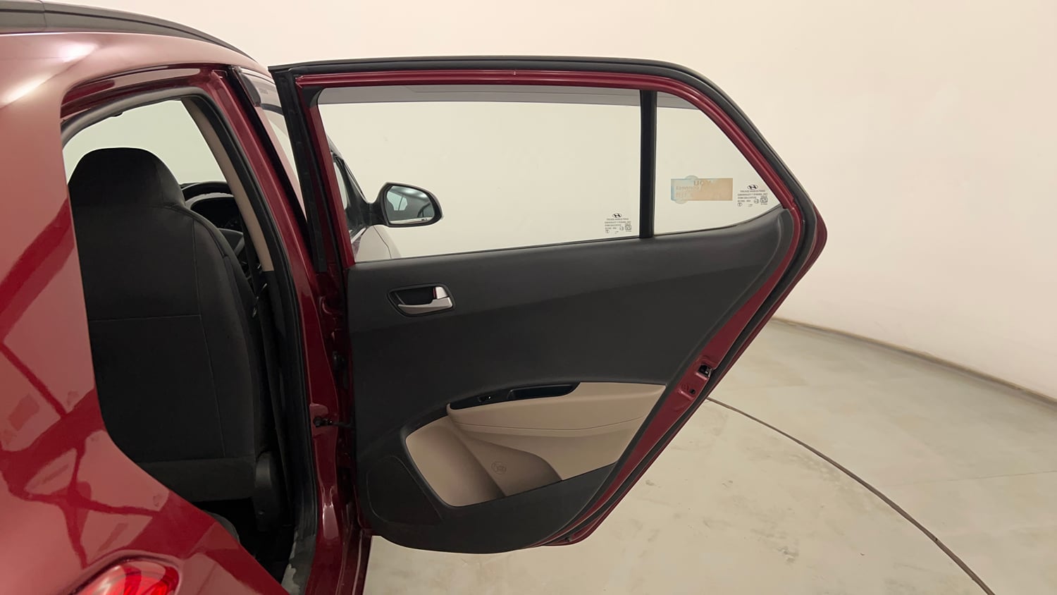 Used 2016 Hyundai Grand i10 Sportz 1.2 Kappa VTVT Petrol Manual interior RIGHT REAR DOOR OPEN VIEW