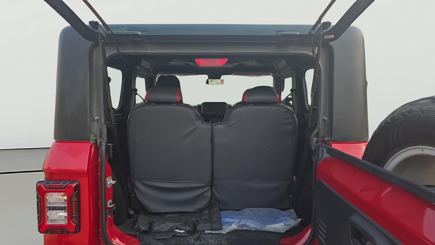 Used 2023 Mahindra Thar LX Hard Top Diesel MT 4WD Diesel Manual interior DICKY INSIDE VIEW