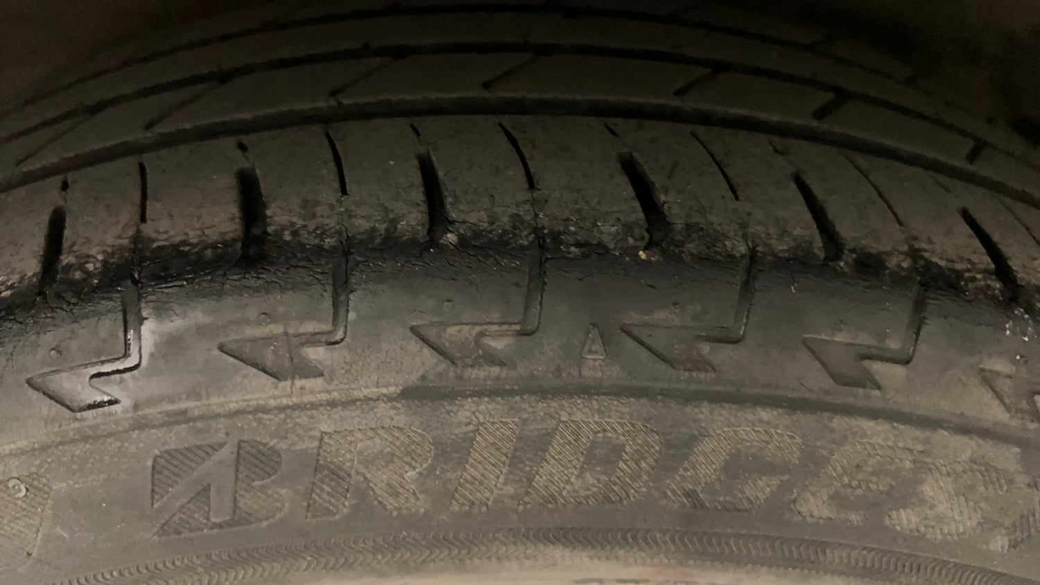 Used 2017 Honda WR-V VX MT Petrol Petrol Manual tyres RIGHT REAR TYRE TREAD VIEW