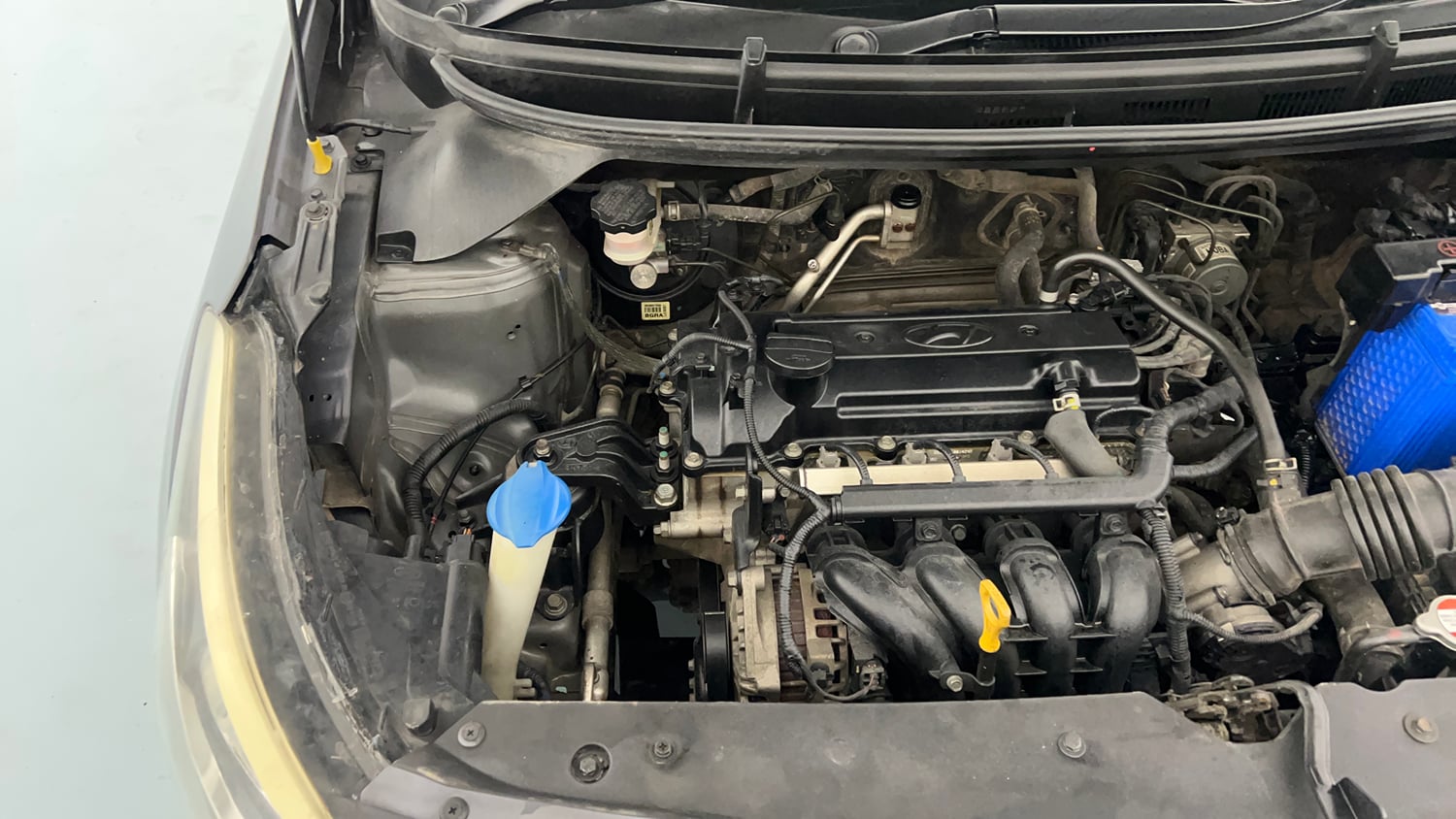 Used 2017 Hyundai Elite i20 Sportz 1.2 Petrol Manual engine ENGINE RIGHT SIDE VIEW