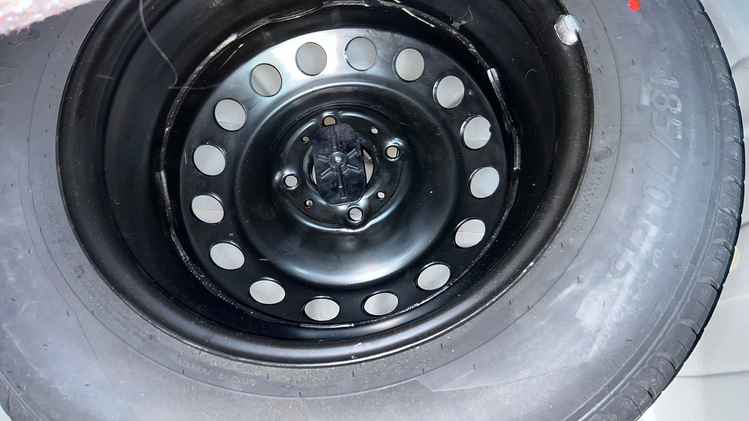 Used 2024 Tata Punch Accomplished MT Petrol Manual tyres SPARE TYRE VIEW