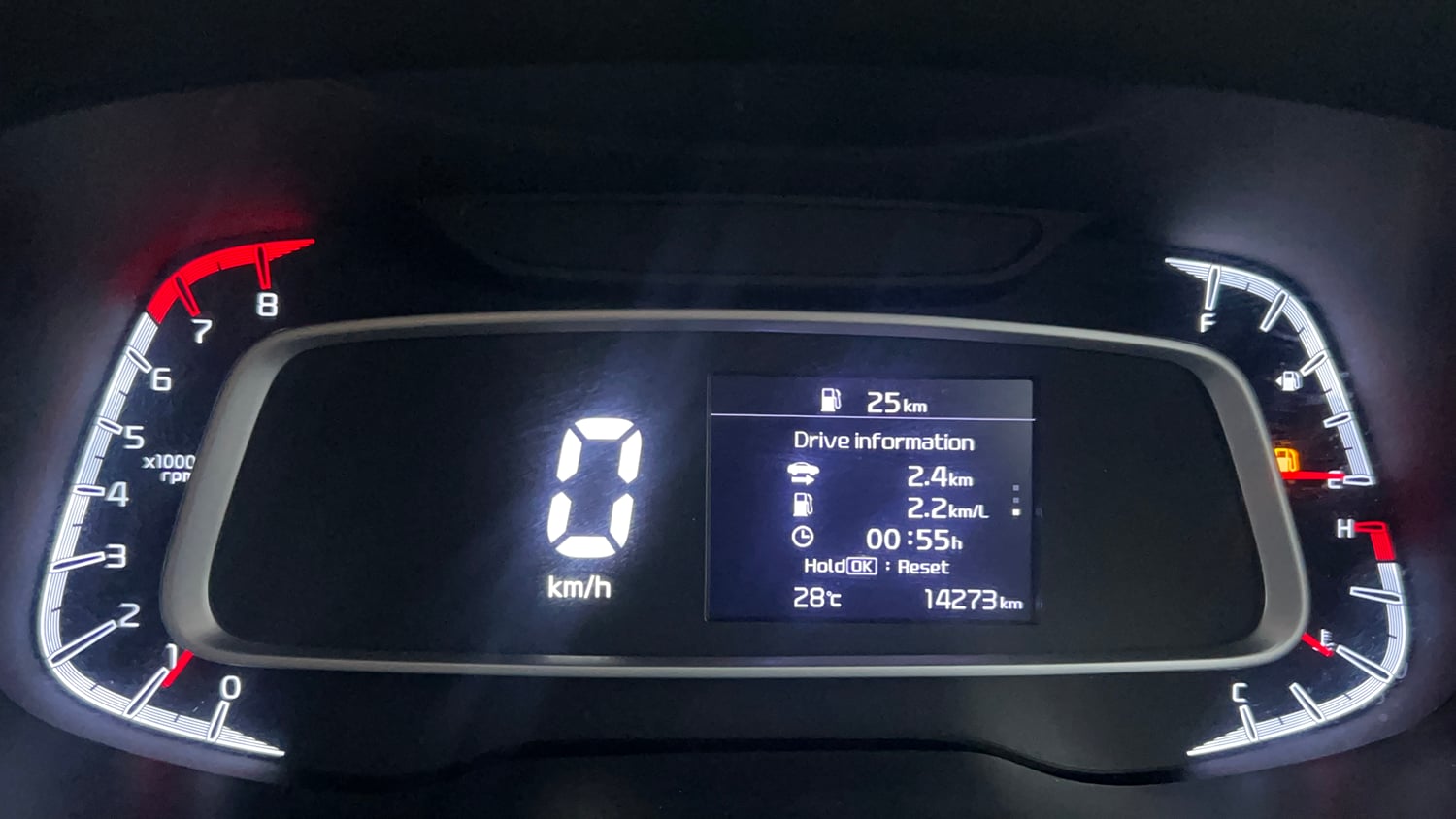 Used 2022 Kia Sonet HTK Plus 1.2 Petrol Manual interior CLUSTERMETER VIEW