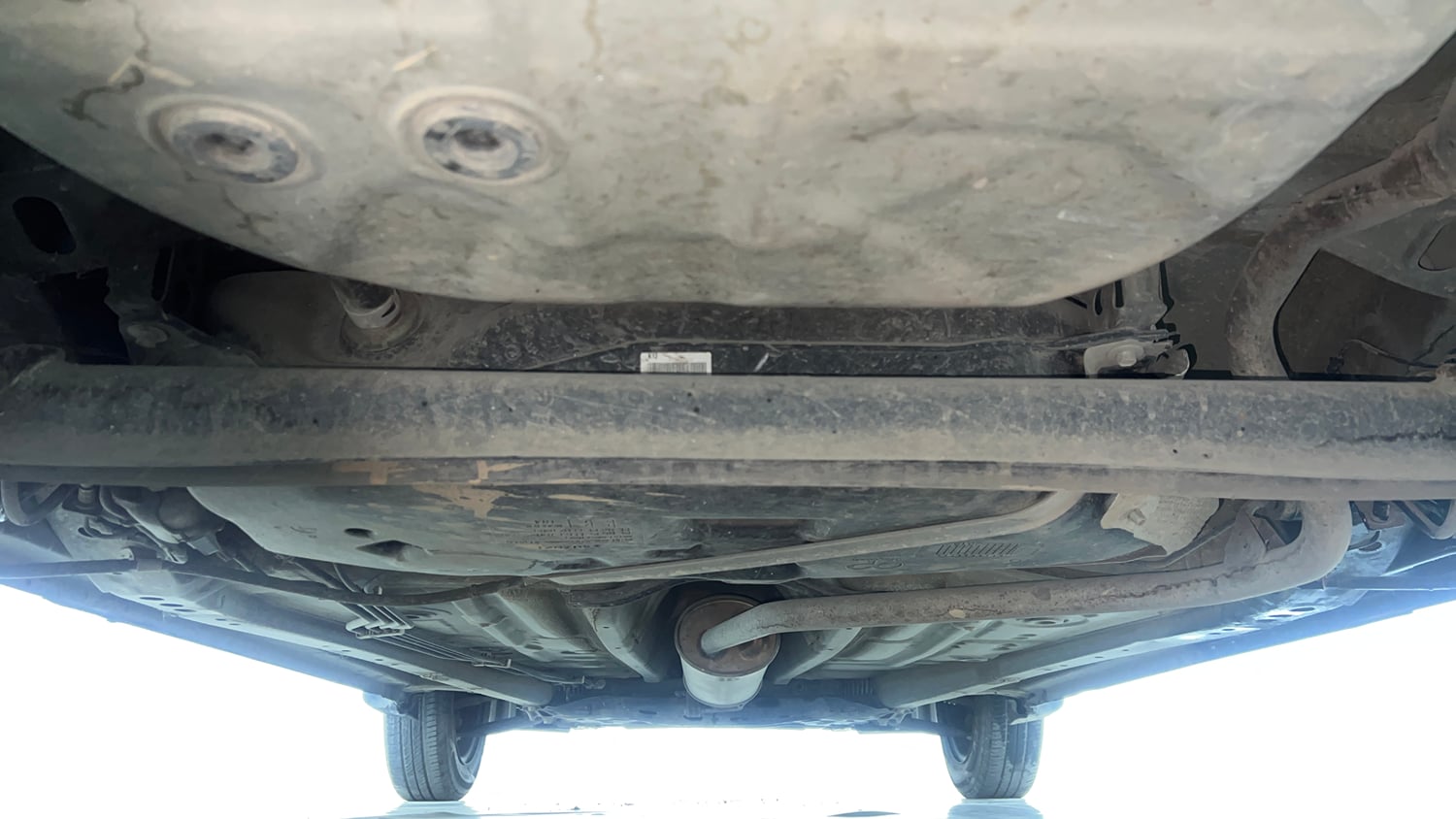 Used 2019 Maruti Suzuki Wagon R ZXi 1.2 AMT Petrol Automatic extra REAR UNDERBODY VIEW (TAKEN FROM REAR)