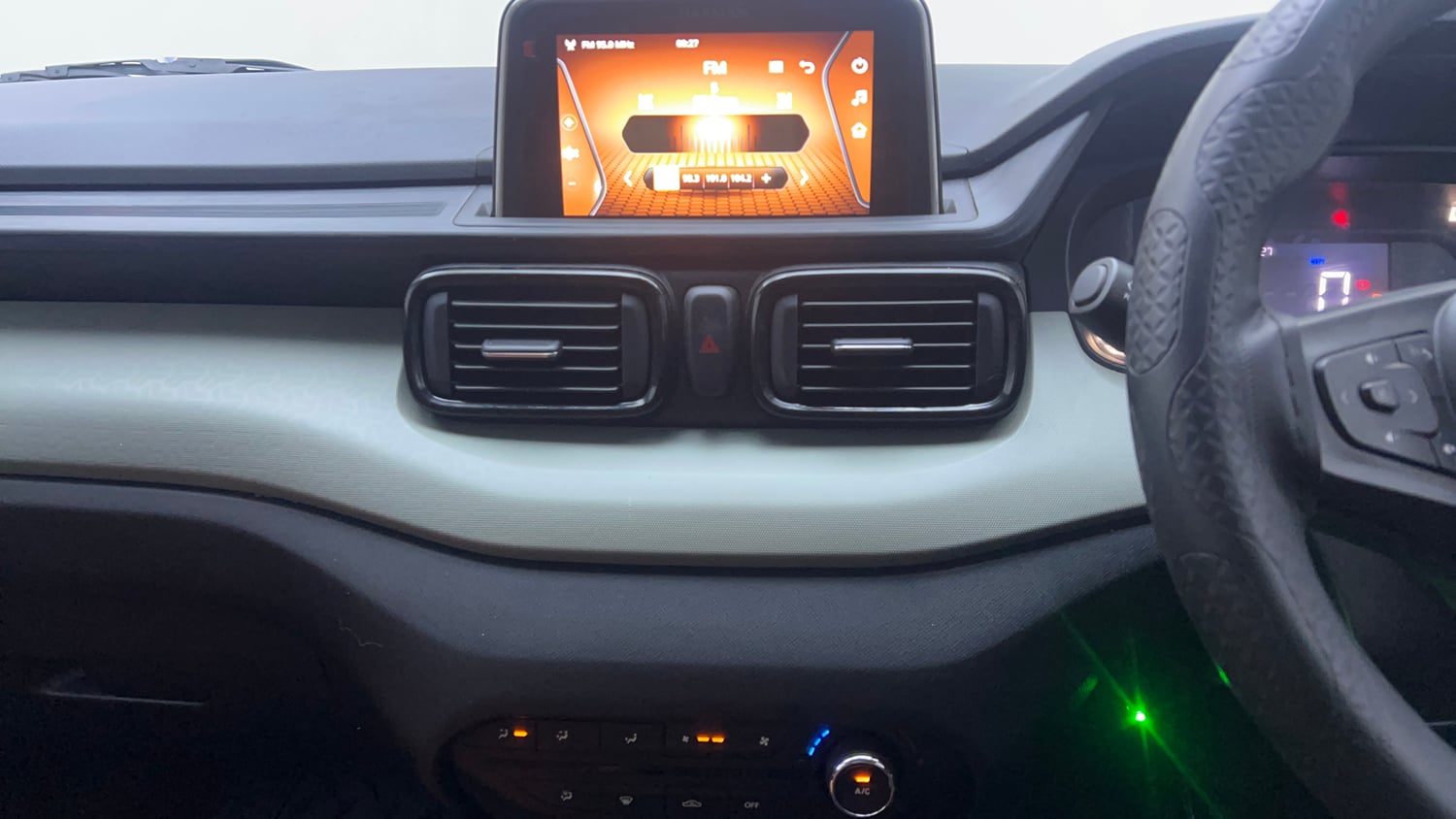 Used 2024 Tata Punch Adventure Rhythm Pack MT Petrol Manual interior MUSIC SYSTEM & AC CONTROL VIEW