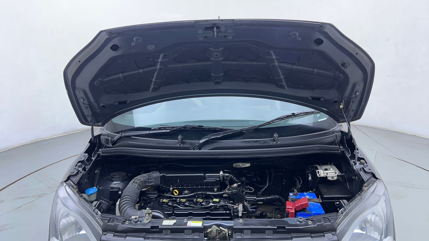 Used 2019 Maruti Suzuki Wagon R ZXi 1.2 Petrol Manual engine ENGINE & BONNET OPEN FRONT VIEW