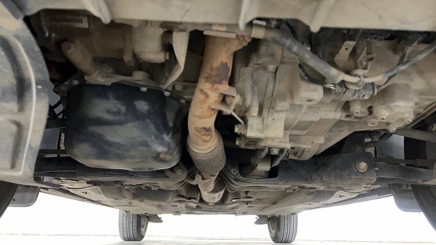 Used 2016 Volkswagen Polo Highline1.2L (P) Petrol Manual extra FRONT LEFT UNDERBODY VIEW