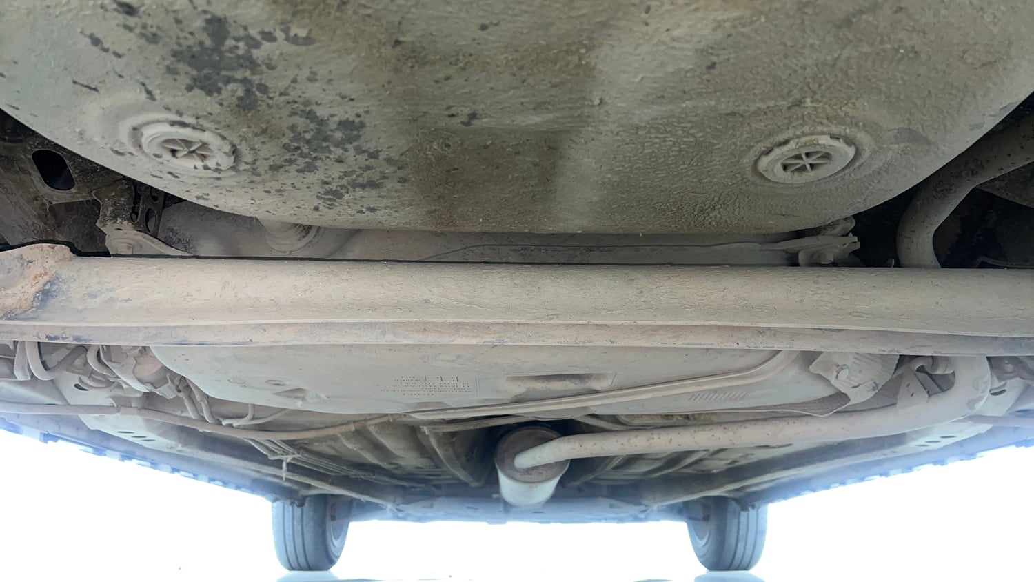 Used 2025 Maruti Suzuki Ignis Delta 1.2 AMT Petrol Automatic extra REAR UNDERBODY VIEW (TAKEN FROM REAR)