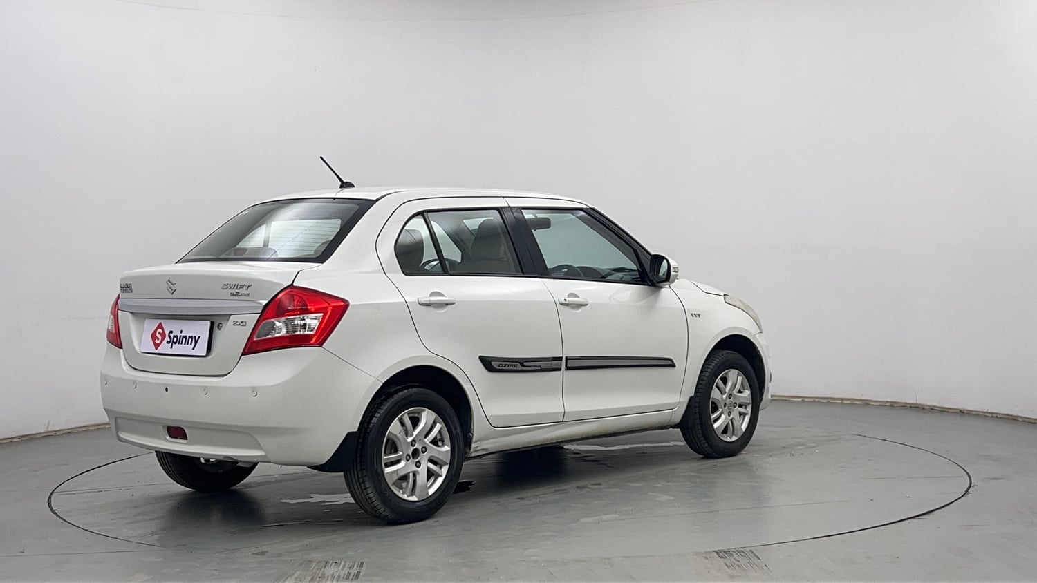 Used 2014 Maruti Suzuki Swift Dzire ZXI Petrol Manual exterior RIGHT REAR CORNER VIEW