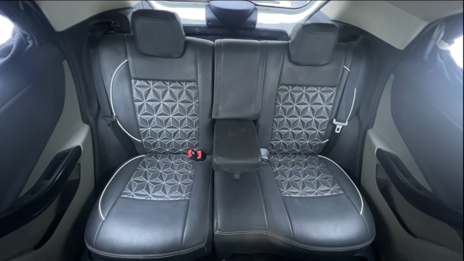 Used 2020 Tata Nexon XZA Plus Petrol Petrol Automatic interior REAR SEAT CONDITION VIEW