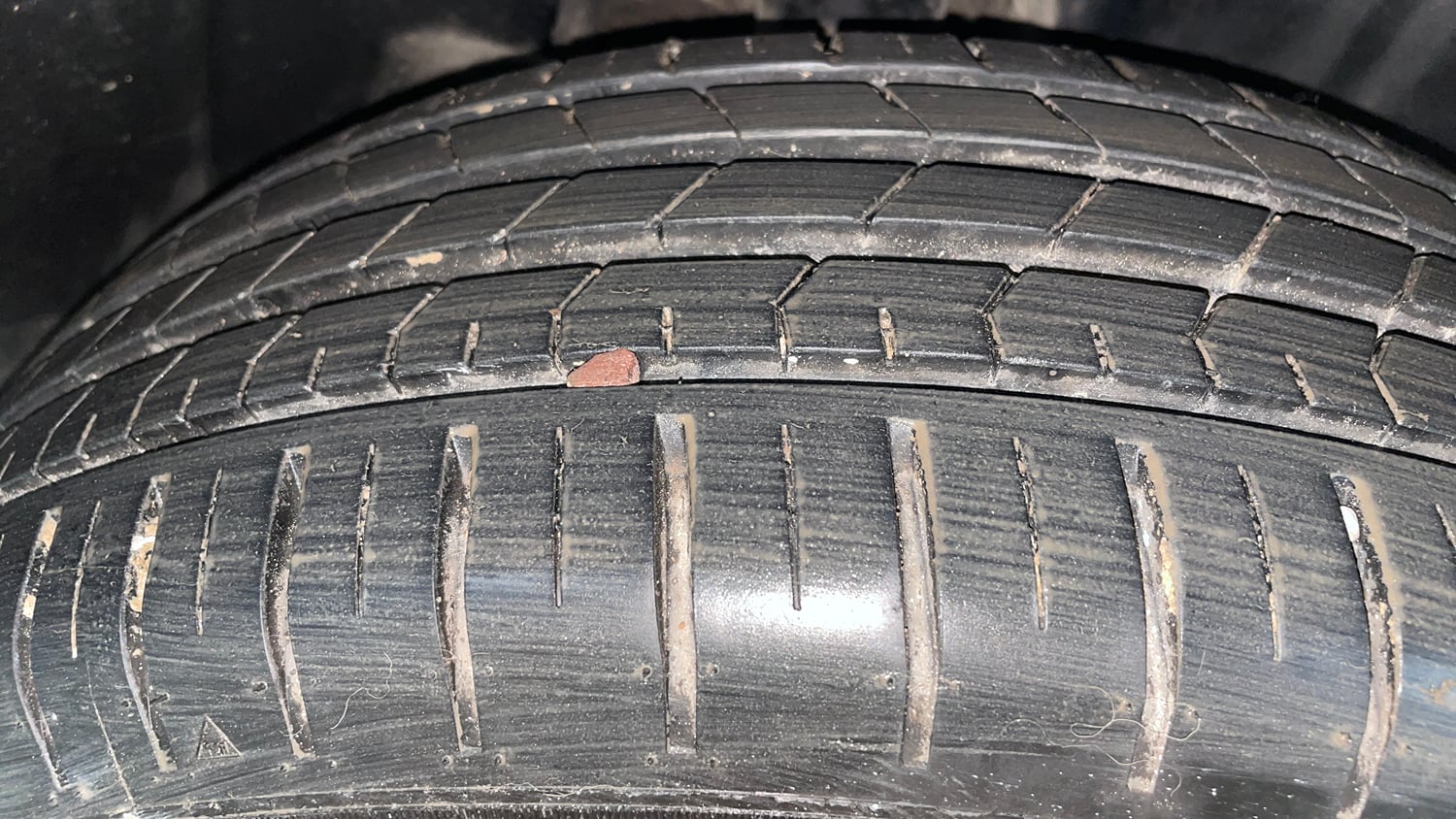Used 2024 Maruti Suzuki Baleno Zeta AGS Petrol Automatic tyres RIGHT REAR TYRE TREAD VIEW