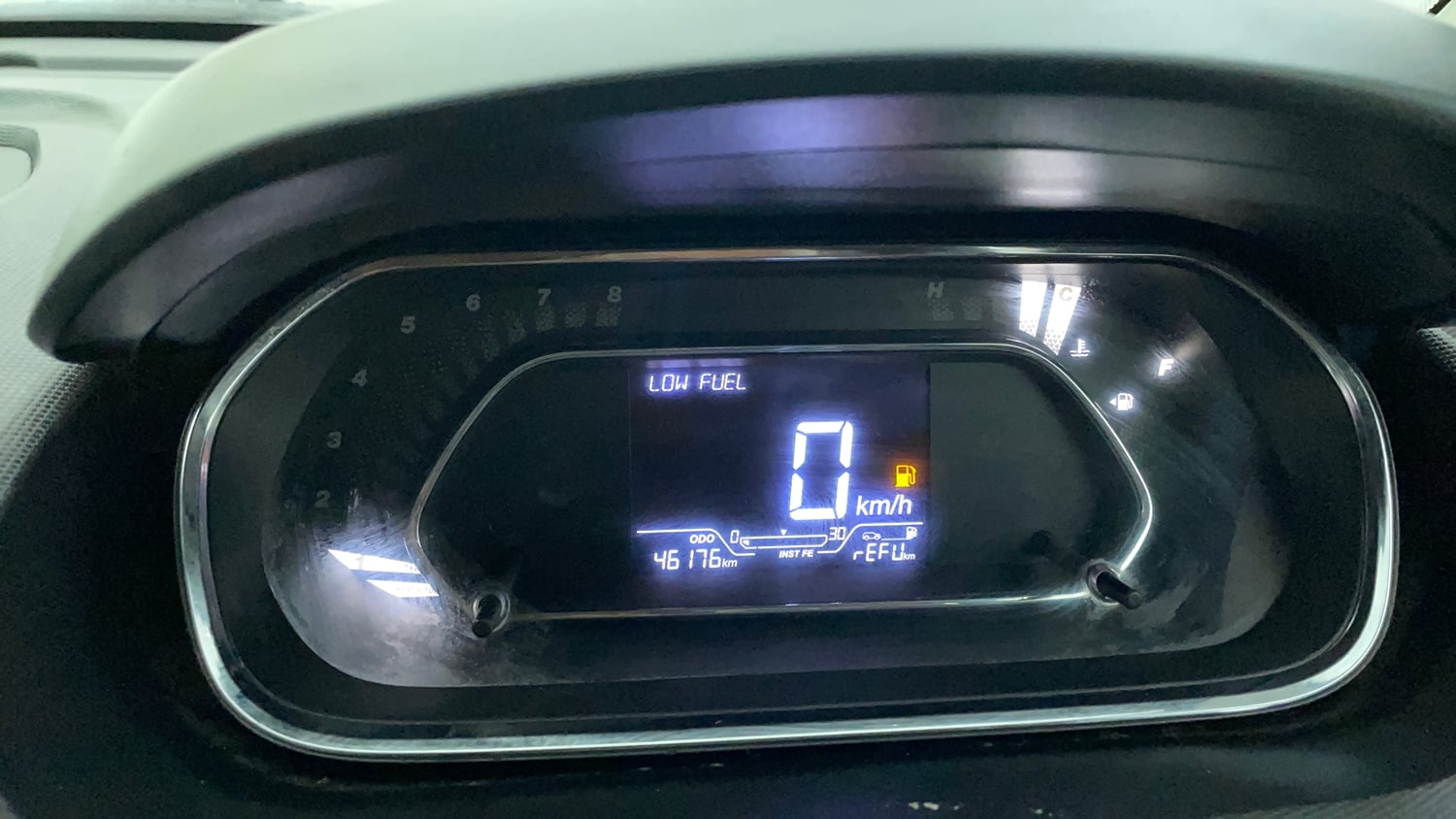 Used 2020 Tata Tiago Revotron XZ Petrol Manual interior CLUSTERMETER VIEW