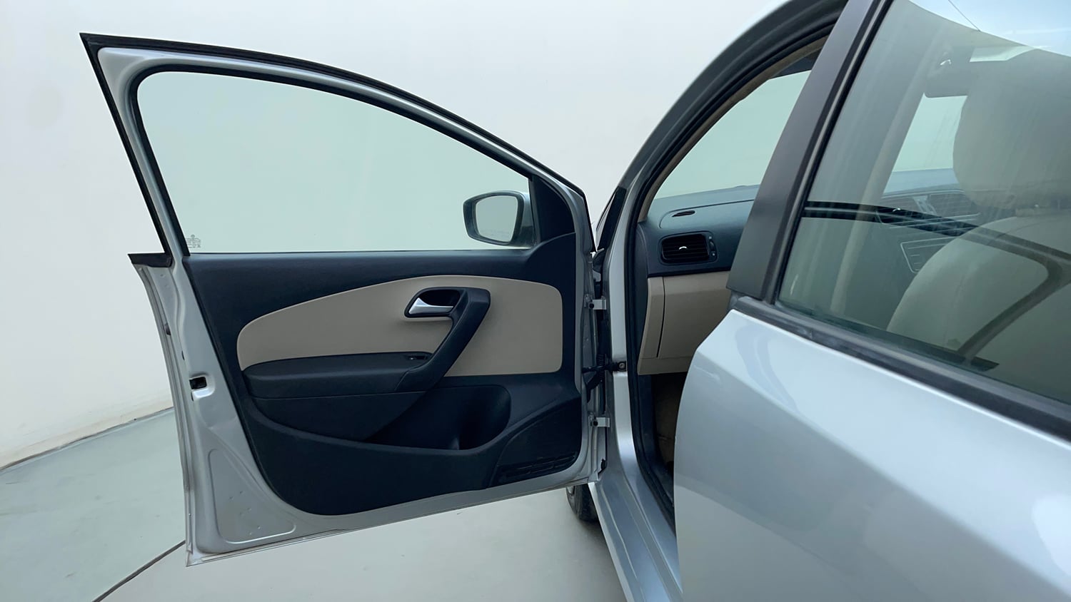 Used 2013 Volkswagen Polo Comfortline 1.2L (P) Petrol Manual interior LEFT FRONT DOOR OPEN VIEW