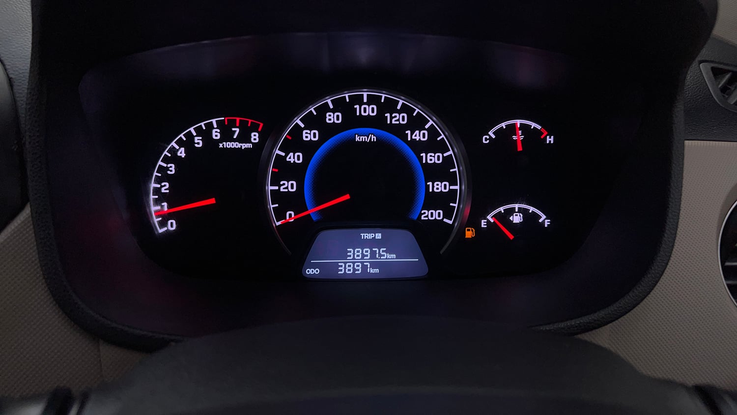 Used 2020 Hyundai Grand i10 Sportz 1.2 Kappa VTVT Petrol Manual interior CLUSTERMETER VIEW