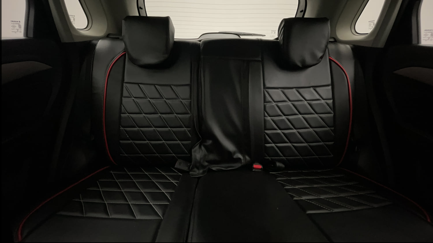 Used 2017 Maruti Suzuki Vitara Brezza ZDi+ Dual Tone Diesel Manual interior REAR SEAT CONDITION VIEW