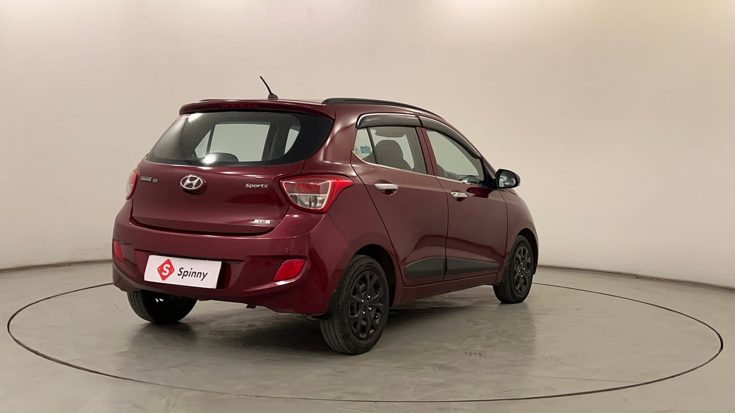 Used 2016 Hyundai Grand i10 Sportz 1.2 Kappa VTVT Petrol Manual exterior RIGHT REAR CORNER VIEW
