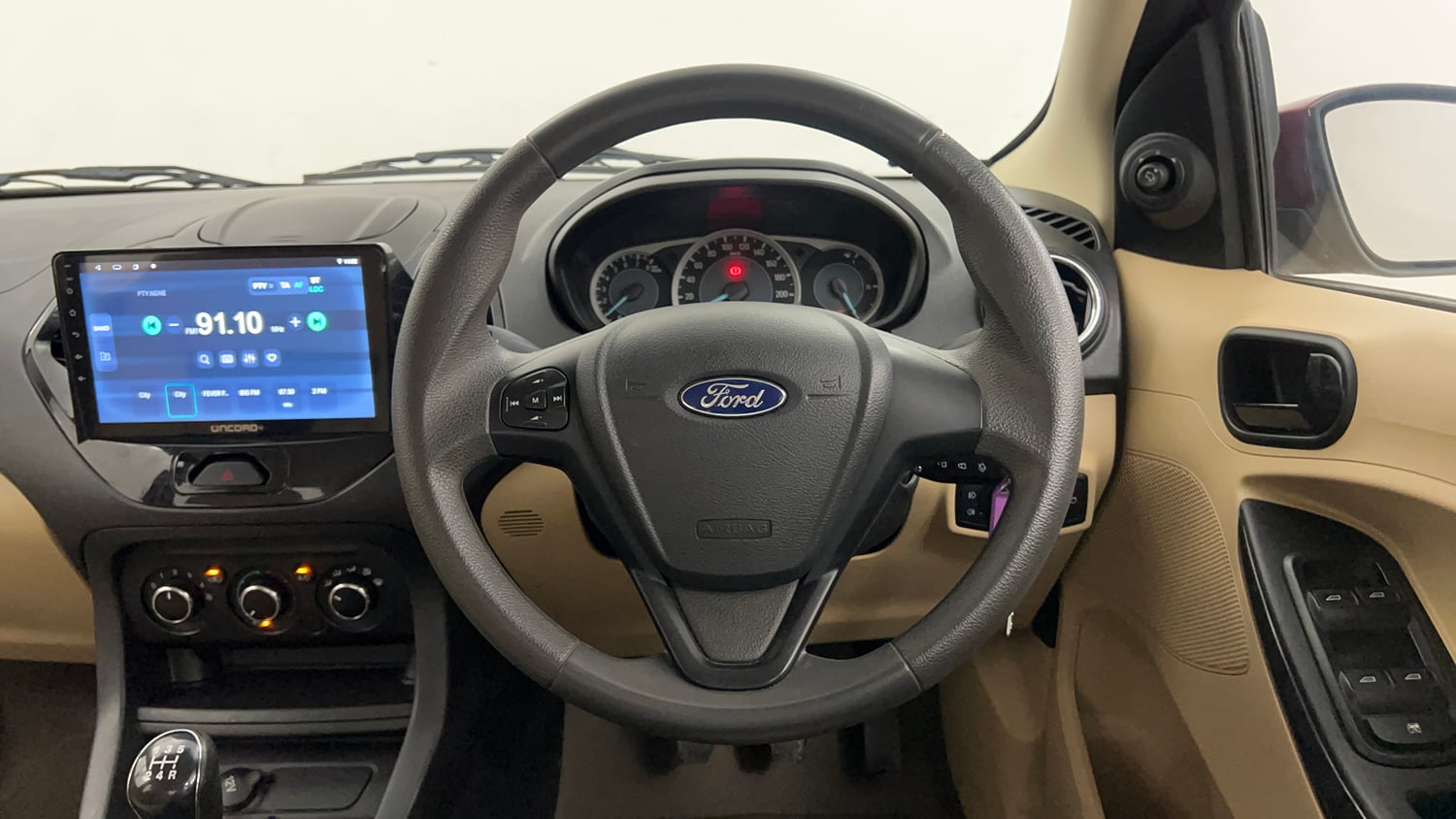 Used 2017 Ford Figo Aspire Trend 1.2 Ti-VCT Petrol Manual interior STEERING VIEW
