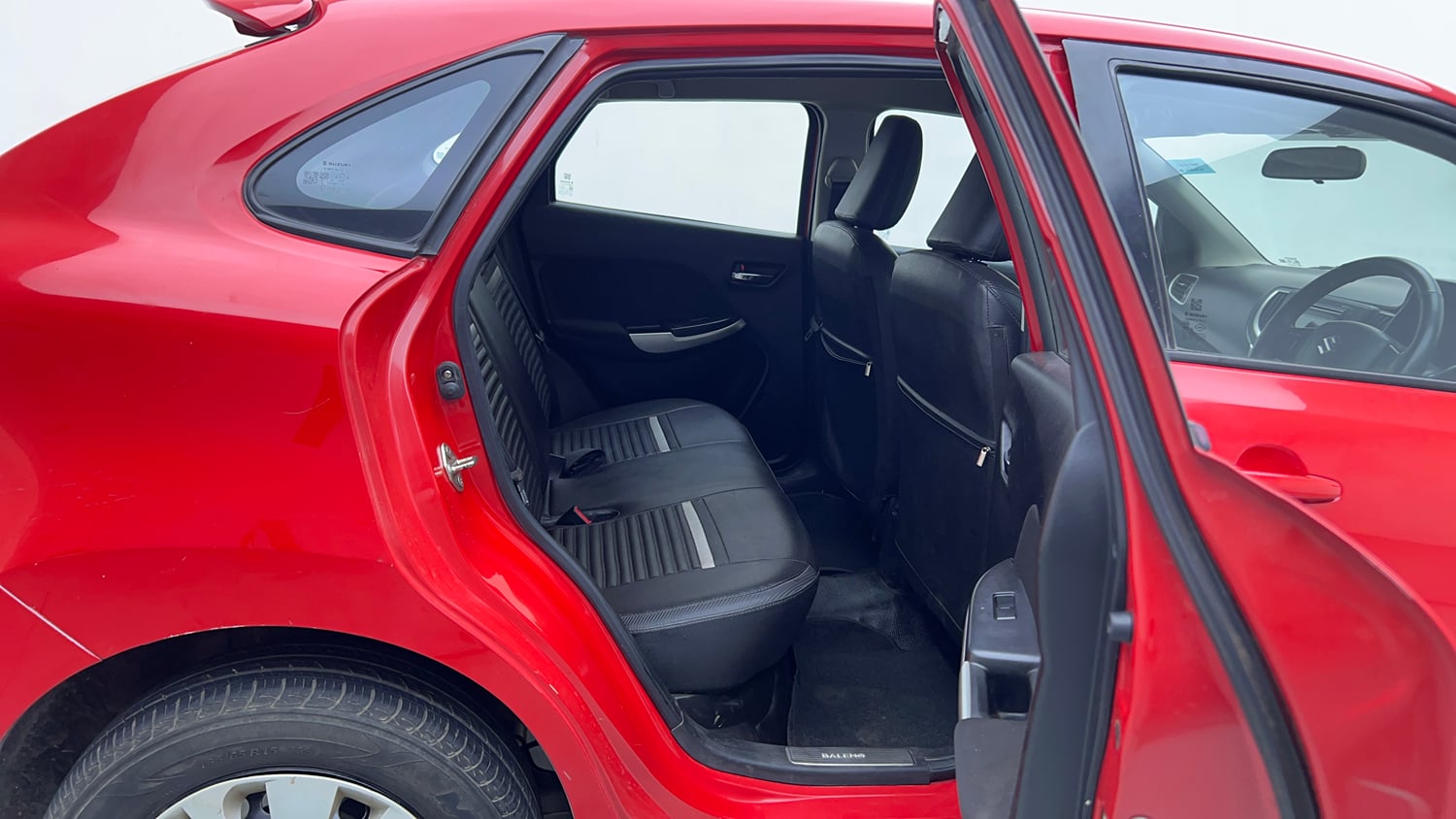 Used 2018 Maruti Suzuki Baleno Delta 1.2 AT Petrol Automatic interior RIGHT SIDE REAR DOOR CABIN VIEW
