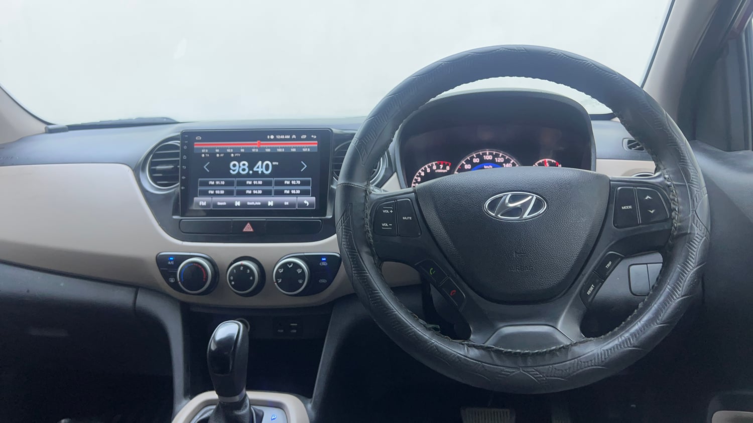 Used 2016 Hyundai Grand i10 Asta AT 1.2 Kappa VTVT (O) Petrol Automatic interior STEERING VIEW